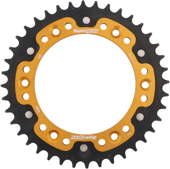 SUPERSPROX Stealth Rear Sprocket - 40-Tooth - Gold - Husaberg RST-990-40-GLD