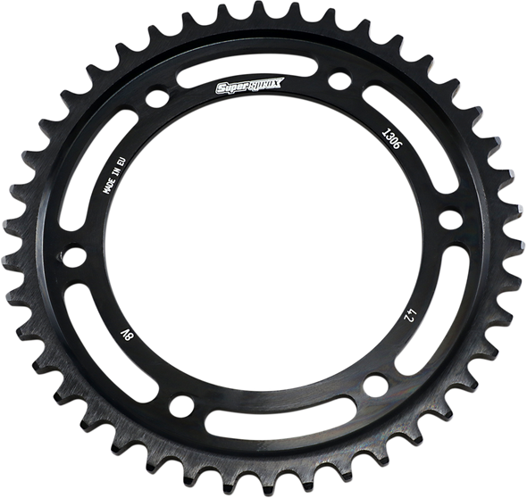 SUPERSPROX Edge Rear Sprocket - Black - 42-Tooth RFA130642BLK