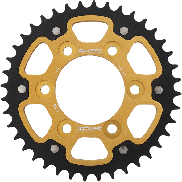 SUPERSPROX Stealth Rear Sprocket - 40-Tooth - Gold - Kawasaki RST-1489-40-GLD
