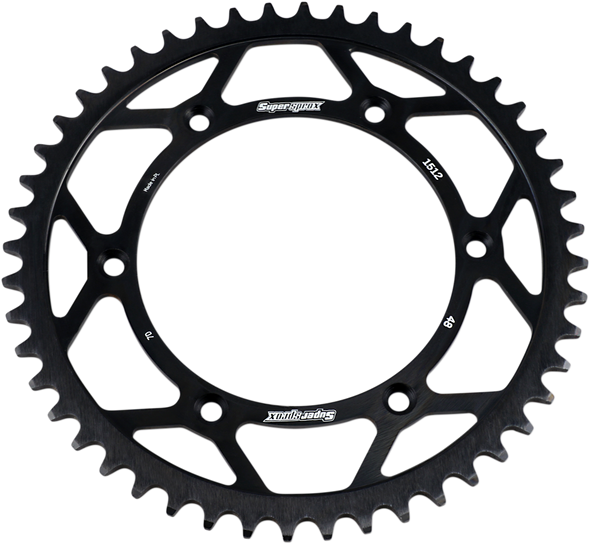 SUPERSPROX Steel Rear Sprocket - 48-Tooth RFE-1512-48-BLK