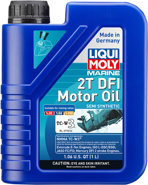 LIQUI MOLY Marine 2T DFI Motor Oil - 1 L 22516