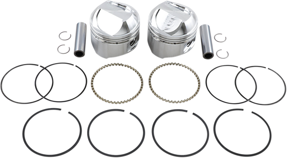 WISECO Piston Kit - Standard - High Compression - 1978-1984 - Big Twin K1623