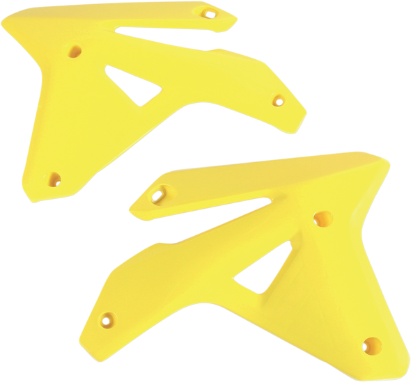 UFO Radiator Shrouds - Yellow - RMZ 450 SU04905-102