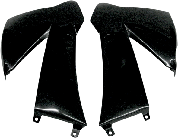 UFO Radiator Shrouds - Black - 85 SX KT03079-001