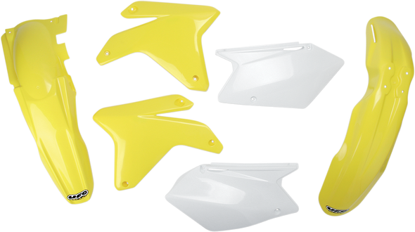 UFO Replacement Body Kit - OEM Yellow/White - RMZ450 SUKIT404-999