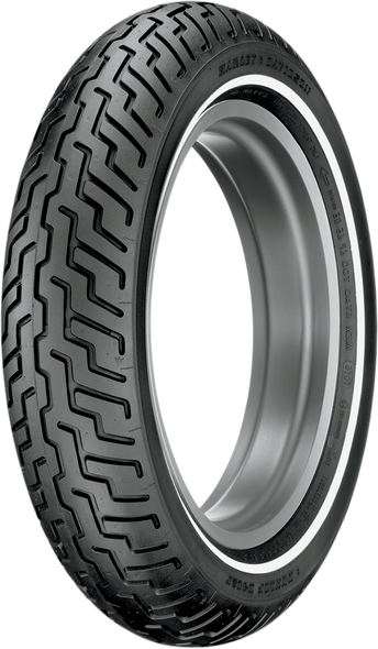 DUNLOP Tire - D402 - MT90-16 - Small Whitewall - Front 45006655