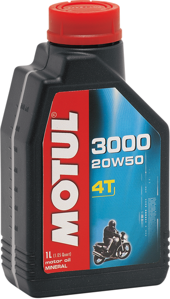 MOTUL 3000 Mineral 4T Engine Oil - 20W50 1 L 107318