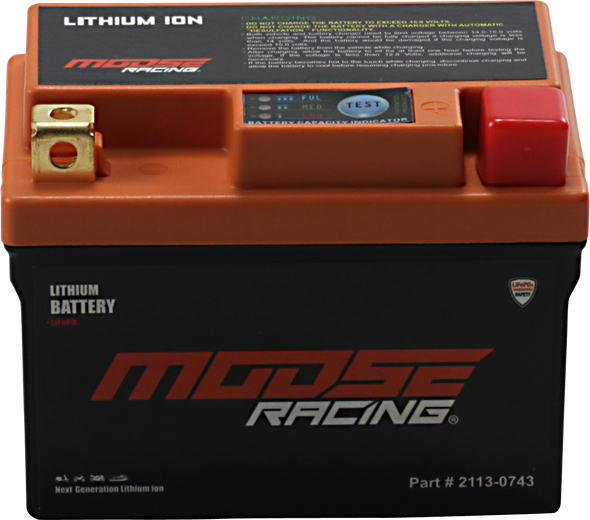 MOOSE RACING Li-Ion Battery - HUTZ75-FP HUTZ7S-FP