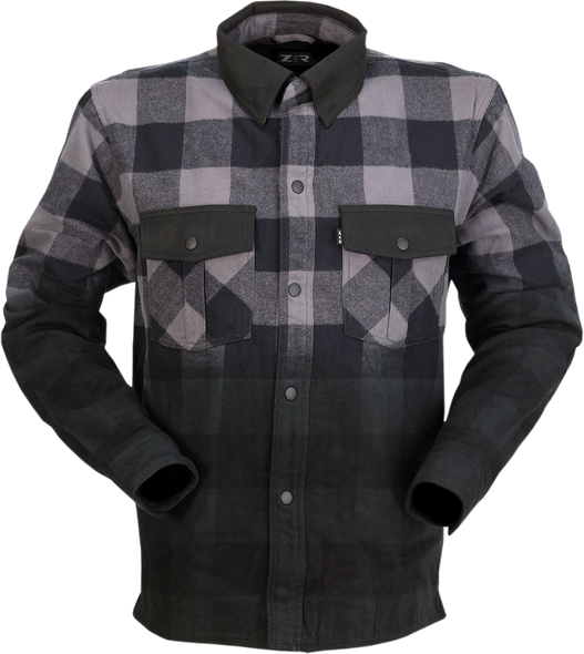 Z1R Duke Ombre Shirt - Gray/Black - 4XL 2840-0163