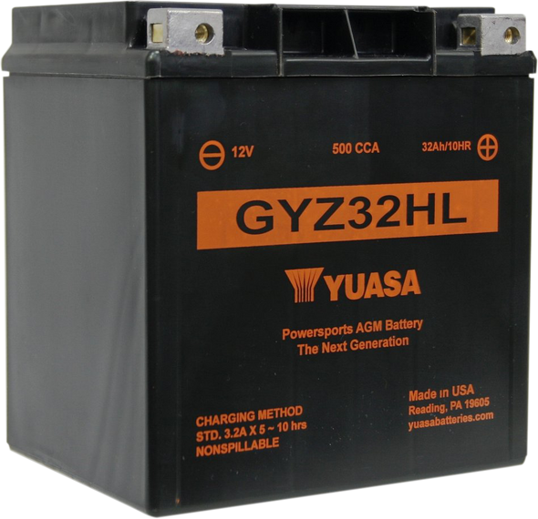 YUASA AGM Battery - GYZ32HL YUAM732HL