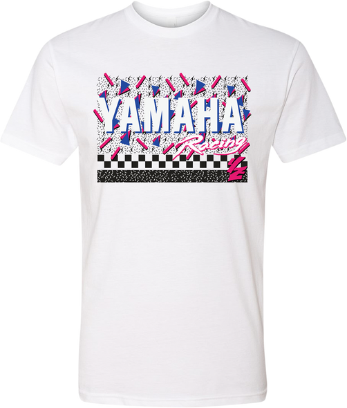 YAMAHA APPAREL Yamaha Confetti T-Shirt - White - Large NP21S-M1786-L