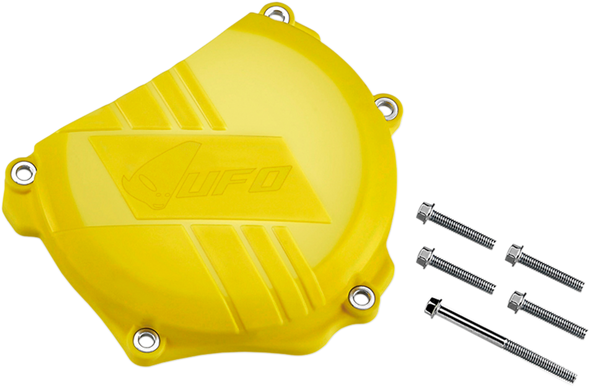 UFO Clutch Cover - Yellow - RMZ250 AC02407