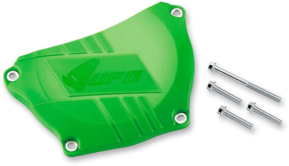 UFO Clutch Cover - Green - KXF250 AC02404