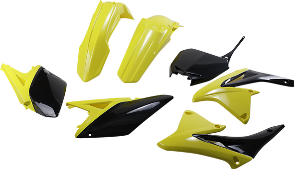 UFO Replacement Body Kit - OEM Yellow/Black - RMZ250 SUKIT413-999