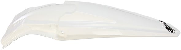 UFO MX Rear Fender - White - KX KA04734-047
