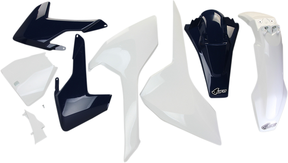 UFO Body Kit - White/Blue - Husqvarna HUKIT616-999