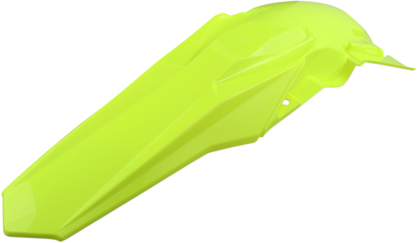 UFO MX Rear Fender - Fluorescent Yellow - RM-Z SU04940-DFLUU