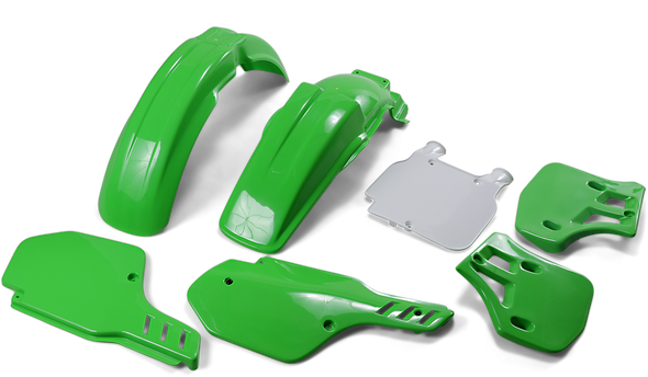 UFO Replacement Body Kit - OEM Green/White - KX250 KAKIT189-999