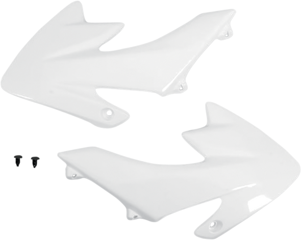 UFO Radiator Covers - White - CRF 50 HO03643-041