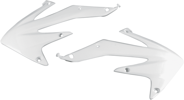 UFO Radiator Shrouds - White - CRF 450 X HO04600-041