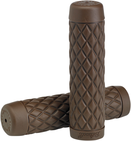 BILTWELL Grips - Torker - 1" - Chocolate 6705-0401