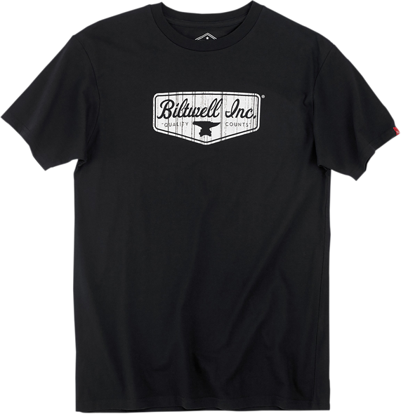 BILTWELL Shield T-Shirt - Black - 2XL 8101-001-006