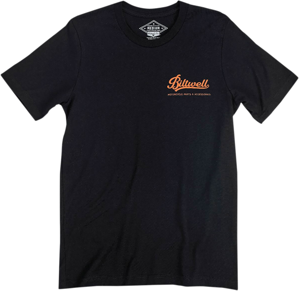 BILTWELL Swingarm T-Shirt - Black - Small 8101-004-002