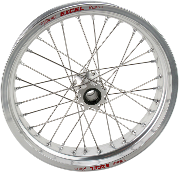 EXCEL Front Wheel Set - Next Generation - Pro Series - 17 x 3.50" - Silver Hub/Silver Rim 2F7LS40