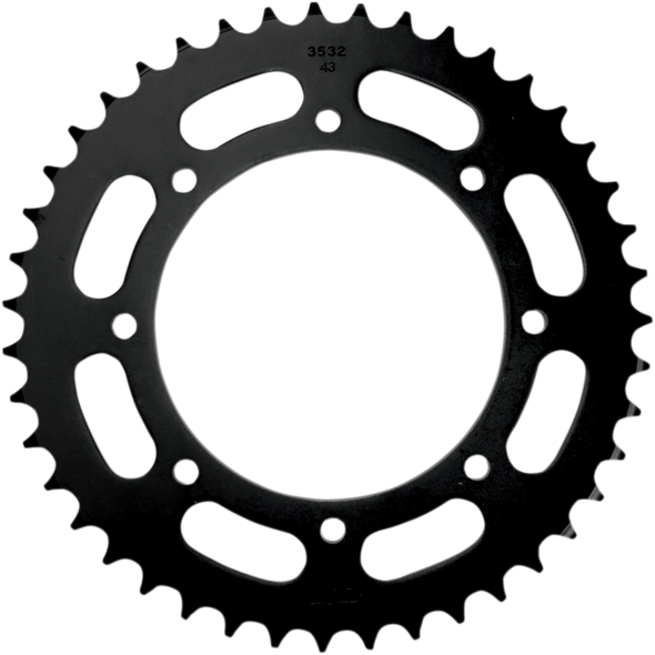 SUNSTAR SPROCKETS Steel Rear Sprocket - 42-Tooth - Kawasaki 2-353242