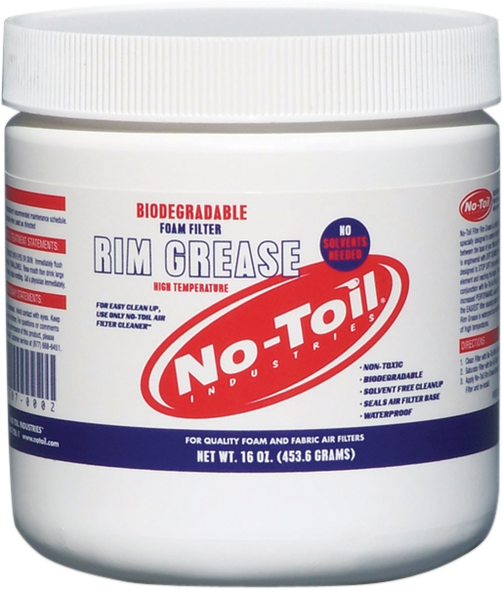 NO TOIL Filter Rim Grease - 16 oz. net wt. NT06