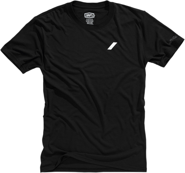 100% Tech Helm T-Shirt - Black - Large 35017-001-12