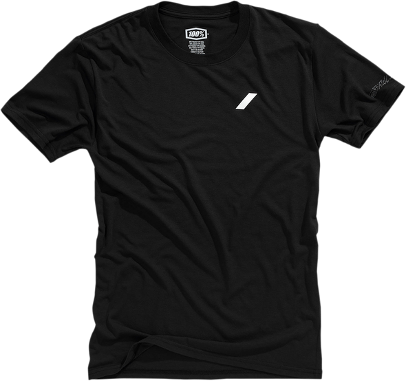 100% Tech Helm T-Shirt - Black - Small 35017-001-10