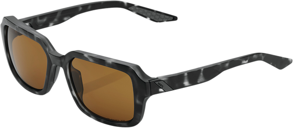 100% Ridely Sunglasses - Black - Bronze 61044-702-01
