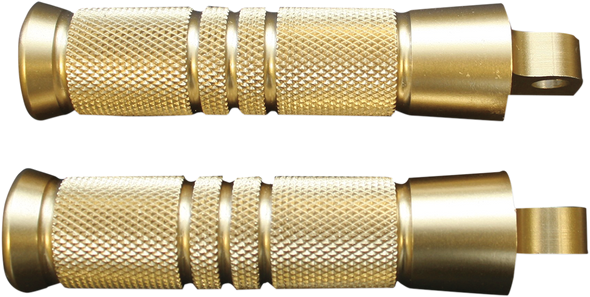 ACCUTRONIX Brass Footpegs - Grooved RP111-KG5