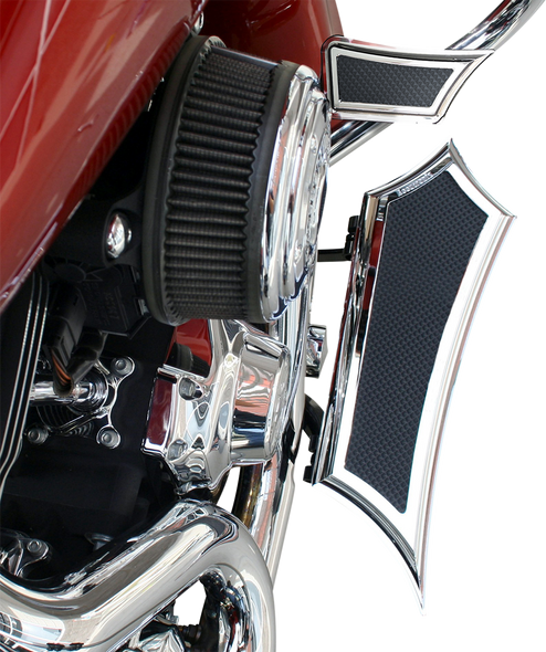 ACCUTRONIX Rear Brake Pedal Cover - Chrome FLBP-IC