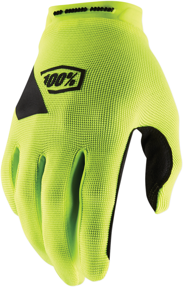 100% Ridecamp Glove - Yellow - Small 10011-00010