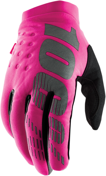 100% Women's Brisker Gloves - Black/Pink - Small 10005-00006