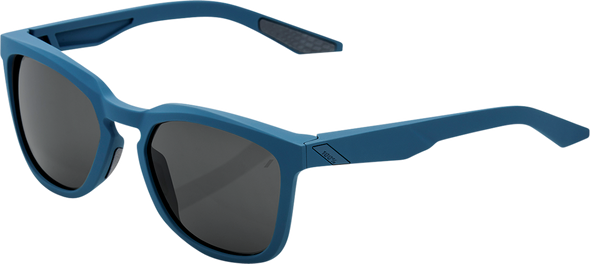 100% Hudson Sunglasses - Blue - Smoke 61028-002-57