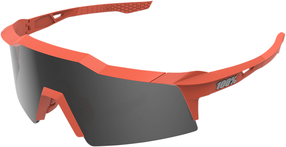100% Speedcraft XS Sunglasses - Coral - Smoke 61005-068-57
