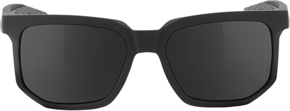 100% Centric Sunglasses - Matte Black - Smoke 61027-019-57