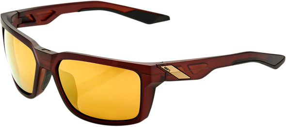 100% Daze Sunglasses - Rootbeer - Gold 61030-103-69