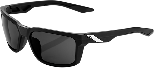 100% Daze Sunglasses - Black - Smoke 61030-100-57