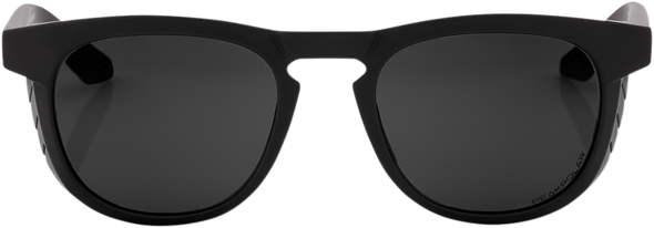 100% Slent Sunglasses - Black - Gray Polarized 61035-100-47