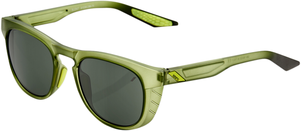 100% Slent Sunglasses - Olive - Gray Green 61035-296-74