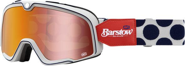 100% Barstow Goggles - Hayworth - Flash Red 50000-00004
