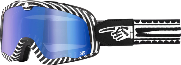 100% Barstow Goggles - Death Spray - Blue Mirror 50000-00002