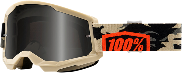 100% Strata 2 Sand Goggles - Kombat - Smoke 50030-00003