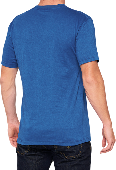 100% Official T-Shirt - Blue - Large 32017-002-12