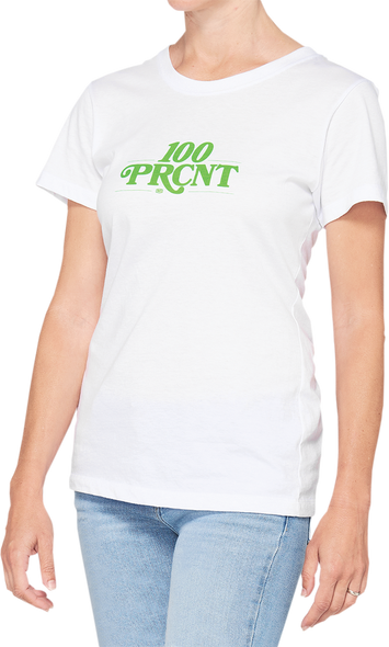 100% Women's Searles T-Shirt - White - Small 28067-000-10