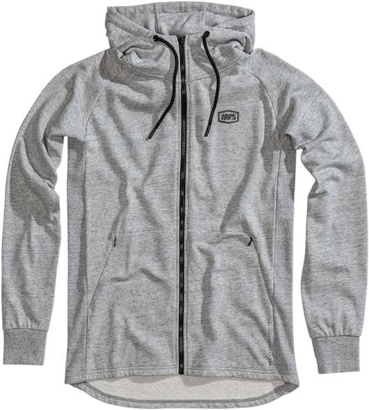 100% Stratosphere Hoodie - Heather Gray - Medium 37003-188-11